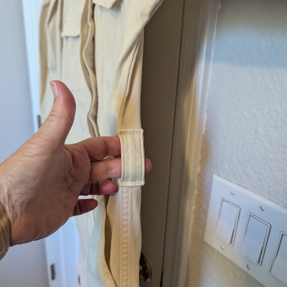 NWT | Banana Republic |  Womens Coverall Beige Andi Moleskin Flightsuit | M - Picture 9 of 14